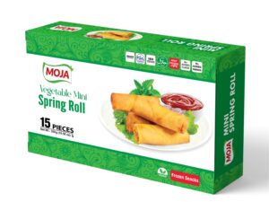 Moja Mini Vegetable Spring Roll (20gm X 15 pcs)