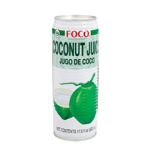 FOCO Coconut Juice with Pulp, 11.8 Fl Oz