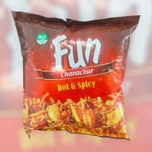 Fun Chanachur (Hot & Spicy) (300gm X 24pcs/Cartoon) Pouch Pack ACI