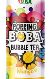 "Vinut Popping Boba Bubble Tea -Mango (12 cans)