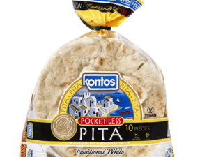 7-Inch White Pocket-Less Pita 6/20