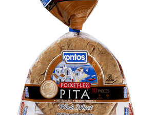 7-Inch Whole Wheat Pocket-Less Pita 12/10