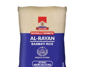 AL-RAYAN NATURAL AEROMATIC BASMATI RICE 40 LB