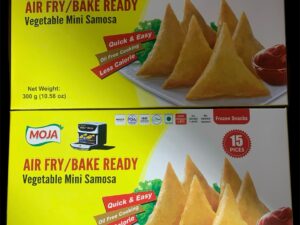 Moja Air Fry Mini Samosa 300gm (20gm x 15 pcs)