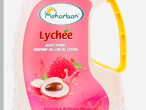 MEHARBAN PINK LYCHE JUICE (PET) 4/3 LT